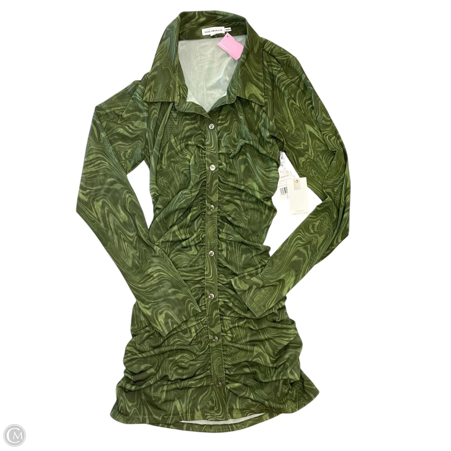 Dress Casual Short By Good American In Green, Size: Xs