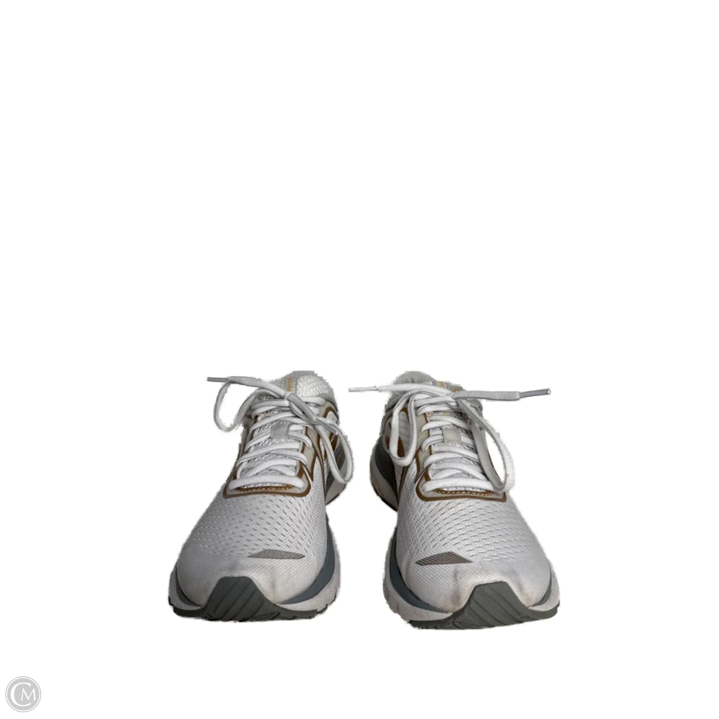 Shoes Athletic By Brooks In Gold & White, Size: 6