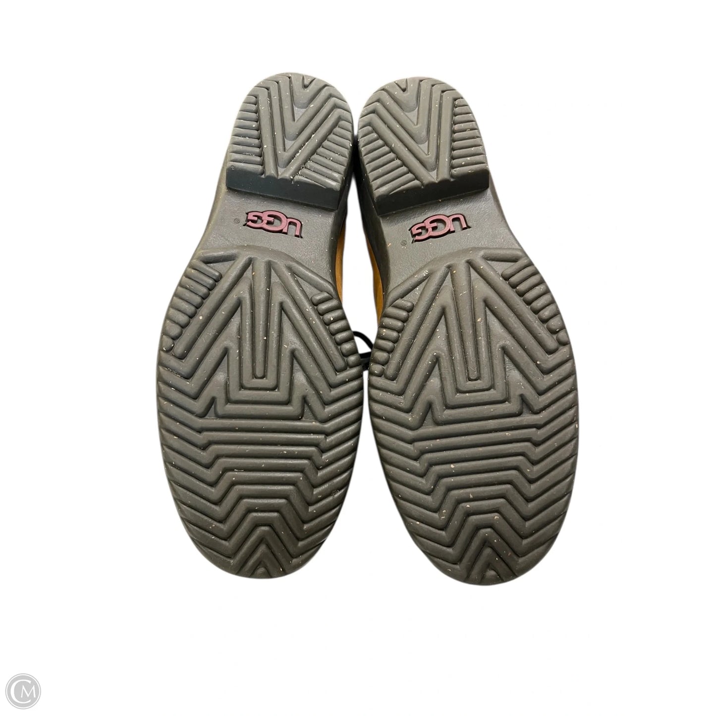 Boots Designer By Ugg In Brown, Size: 9