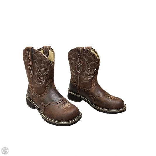 Boots Western By Ariat In Brown, Size: 9.5