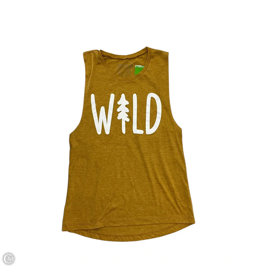 Tank Top By Clothes Mentor In Yellow, Size: S