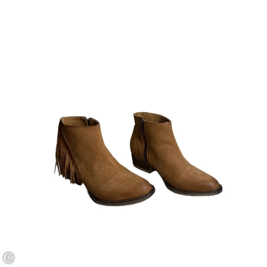 Boots Ankle Flats By CIRCLE G In Brown, Size: 9.5