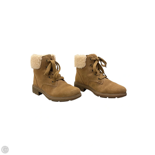 Boots Designer By Ugg In Tan, Size: 6