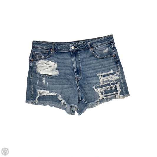 Shorts By American Eagle In Blue Denim, Size: Xxl