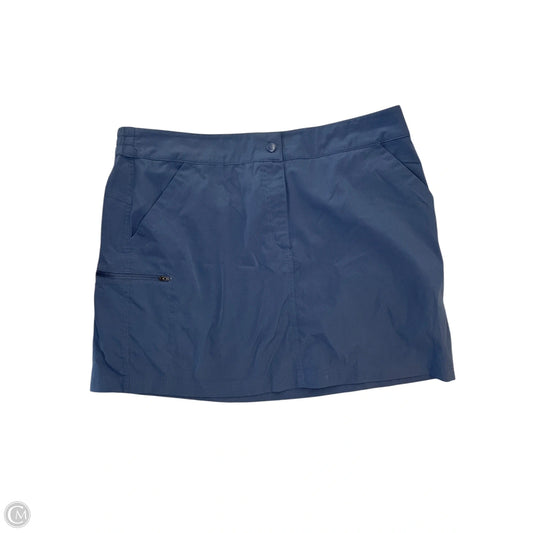 Athletic Skirt By 32 Degrees In Blue Denim, Size: Xl