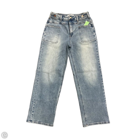Jeans Wide Leg By Flying Monkey In Blue Denim, Size: 8