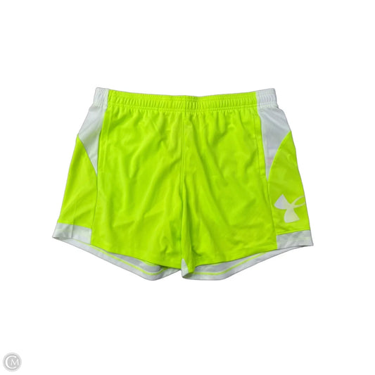 Athletic Shorts By Under Armour In Yellow, Size: Xl