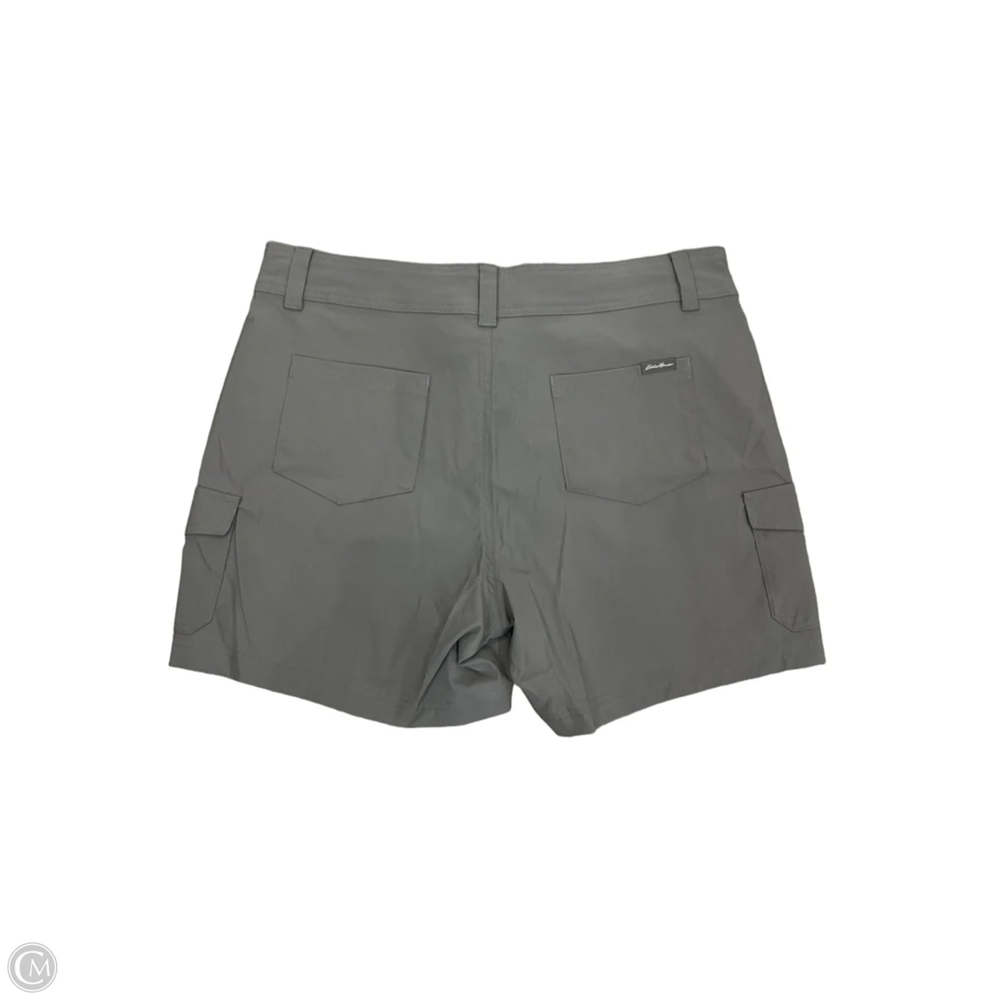 Athletic Shorts By Eddie Bauer In Grey, Size: L