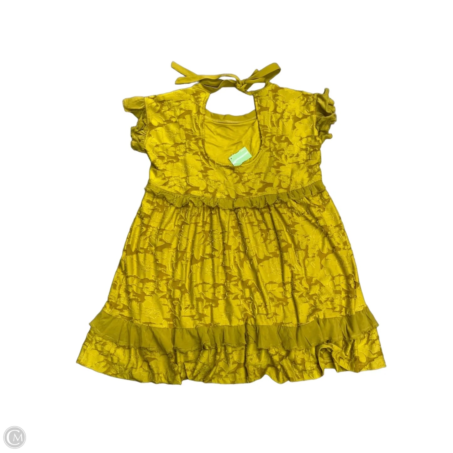 Dress Casual Short By Anthropologie In Yellow, Size: S