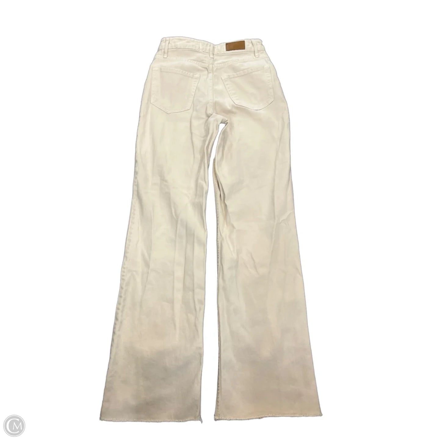 Jeans Straight By Clothes Mentor In Beige, Size: 0