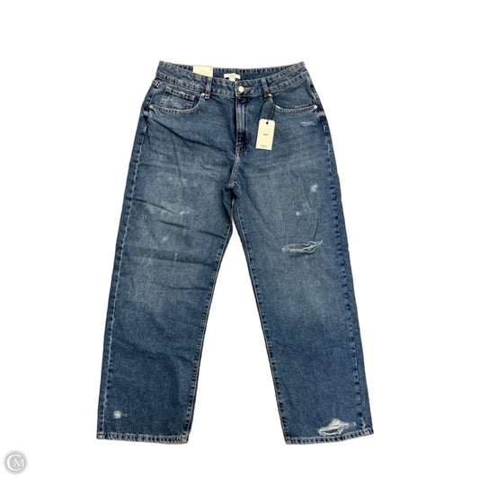 Jeans Boyfriend By Forever 21 In Blue Denim, Size: 12