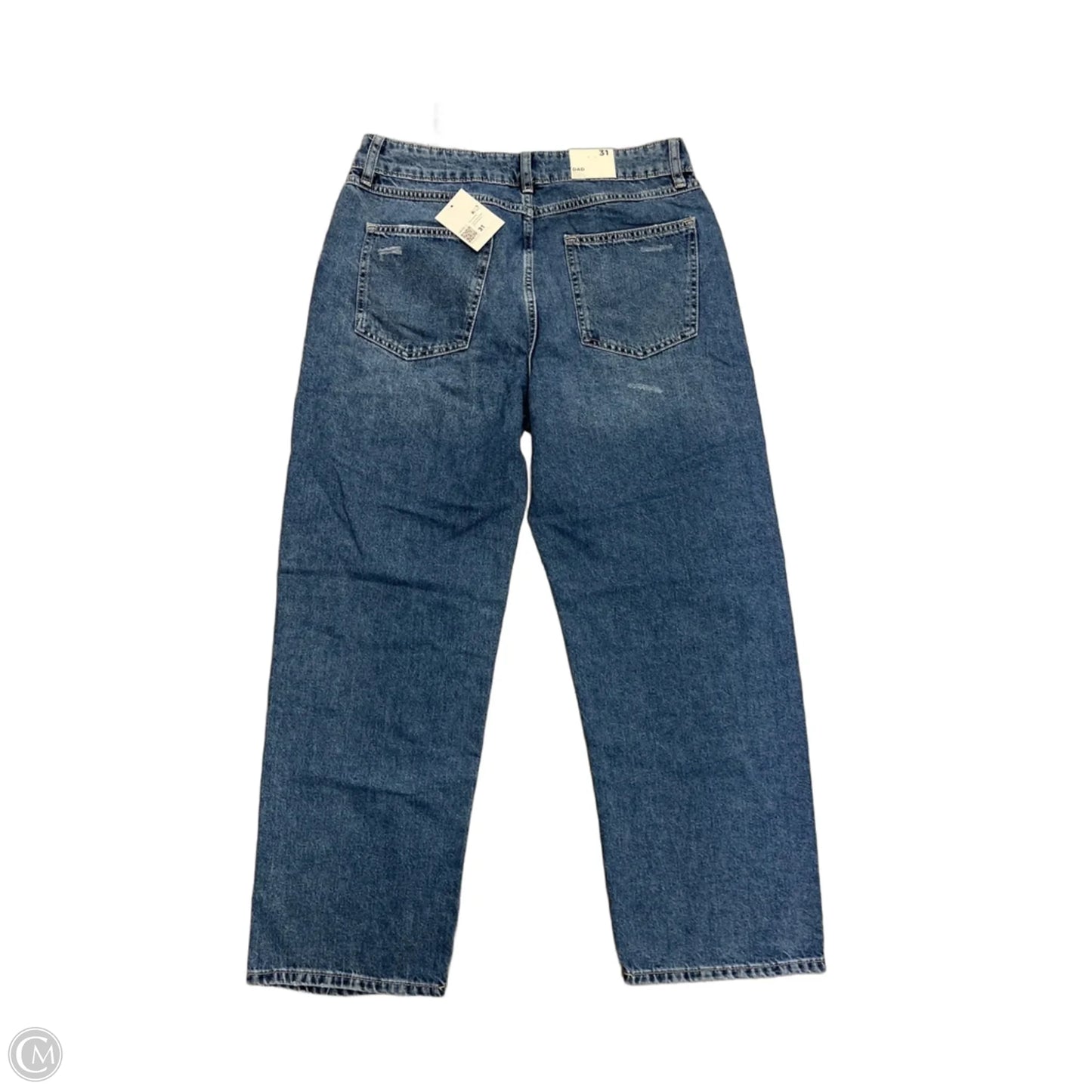 Jeans Boyfriend By Forever 21 In Blue Denim, Size: 12