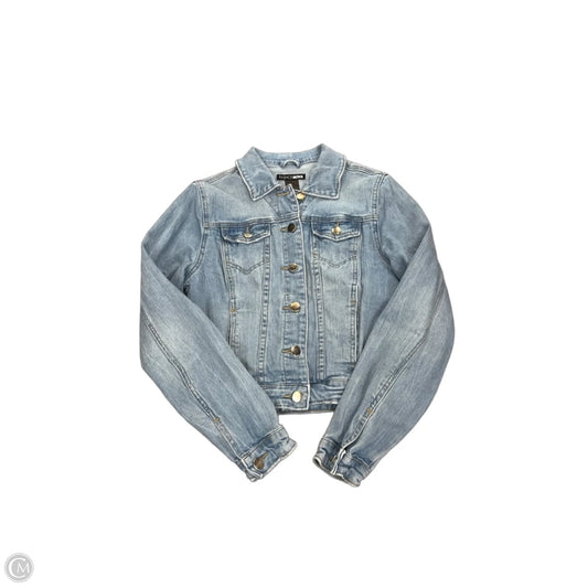 Jacket Denim By Fashion Nova In Blue Denim, Size: S
