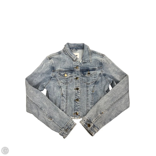 Jacket Denim By Fashion Nova In Blue Denim, Size: S