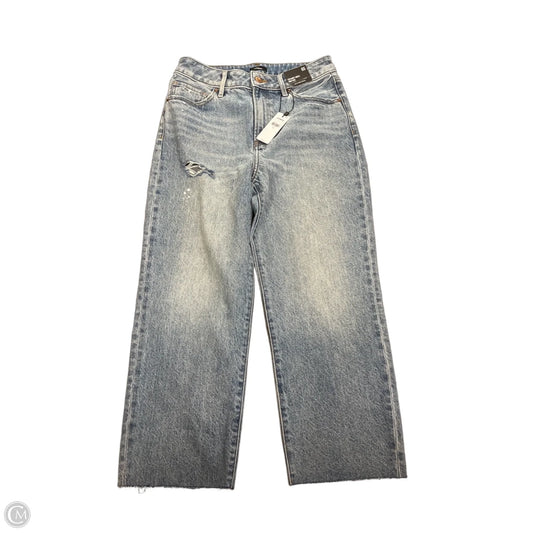 Jeans Cropped By Express In Blue Denim, Size: 6p
