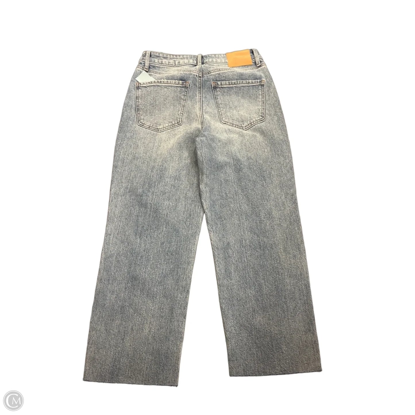 Jeans Cropped By Express In Blue Denim, Size: 6p