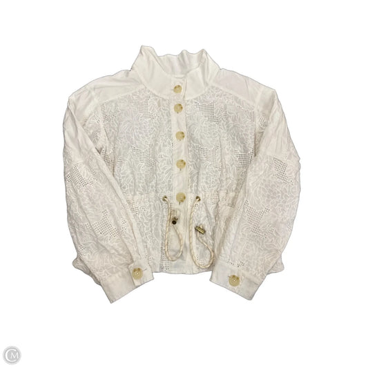 Jacket Other By Anthropologie In White, Size: M