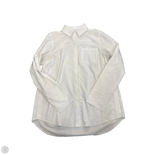 Top Long Sleeve By Athleta In White, Size: S