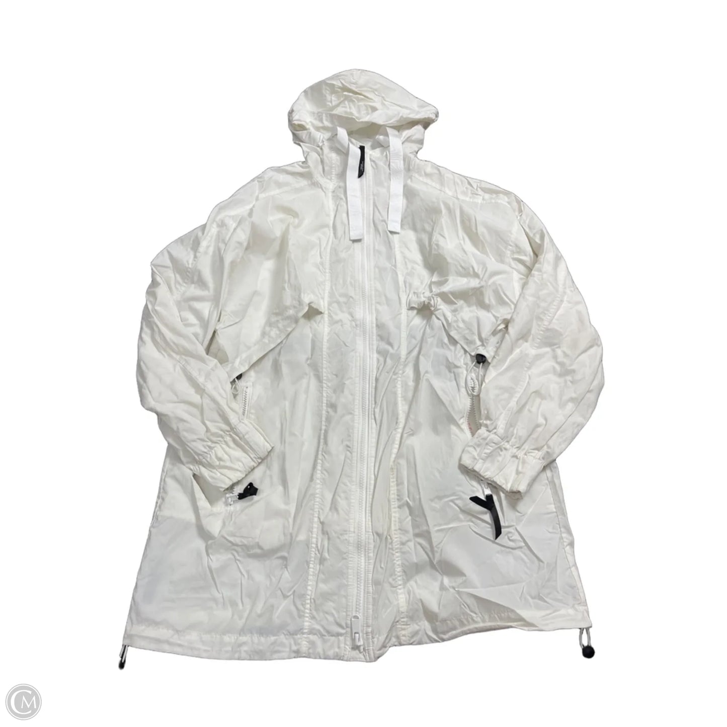 Jacket Windbreaker By Athleta In White, Size: Xs