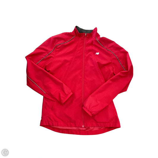Athletic Jacket By New Balance In Pink, Size: M