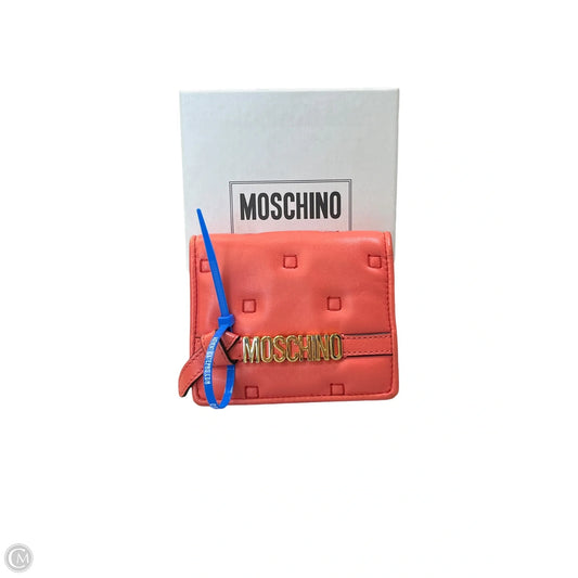 Wallet Luxury Designer By Moschino, Size: Small