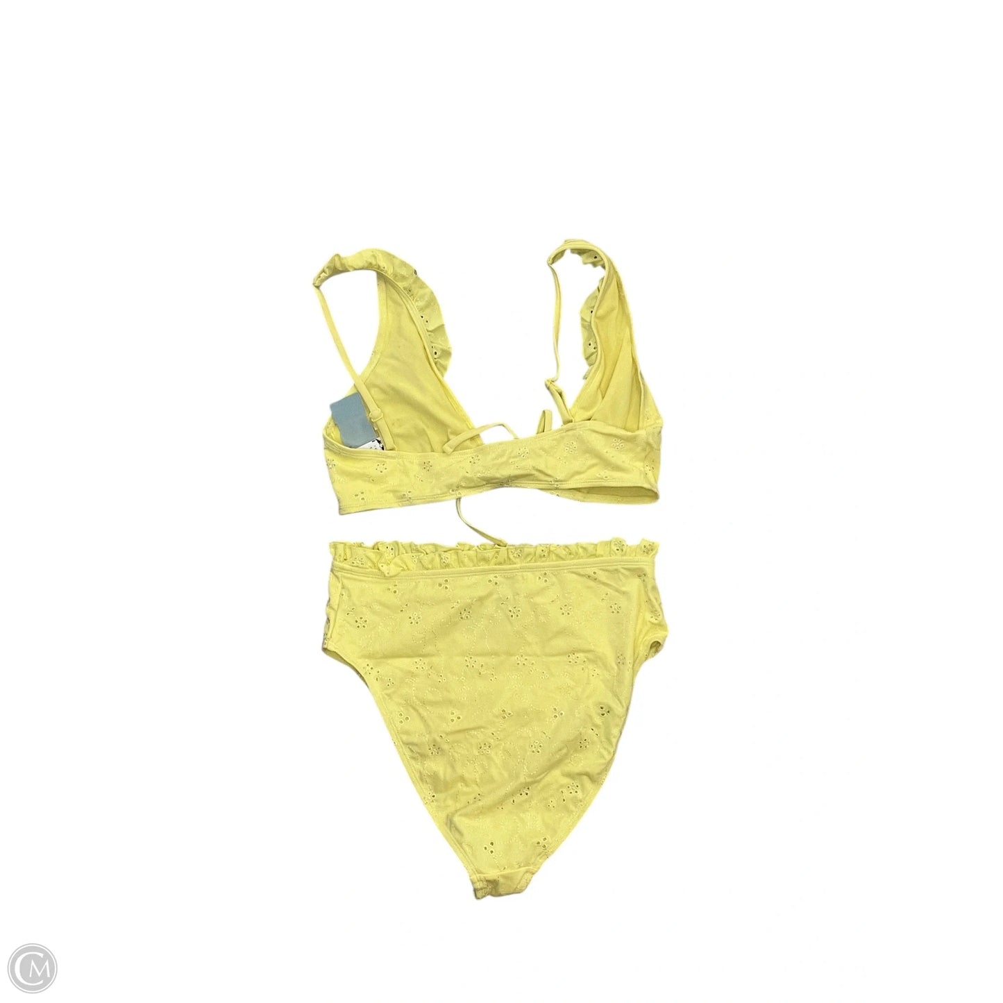 Swimsuit 2pc By Asos In Yellow, Size: M