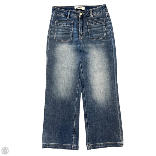 Jeans Cropped By Micas In Blue Denim, Size: 2