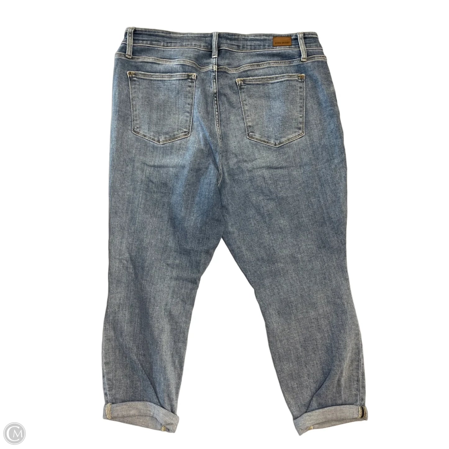 Jeans Boyfriend By Judy Blue In Blue Denim, Size: 20