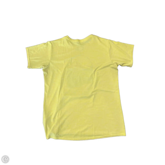 Athletic Top Short Sleeve By Patagonia In Yellow, Size: M