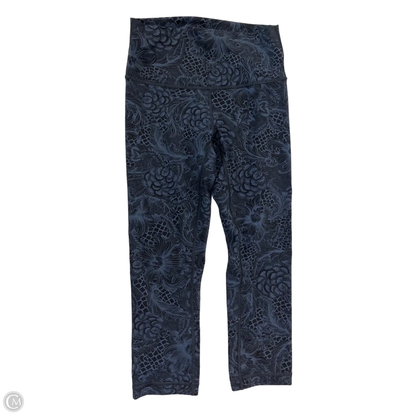 Athletic Leggings Capris By Lululemon In Navy, Size: S