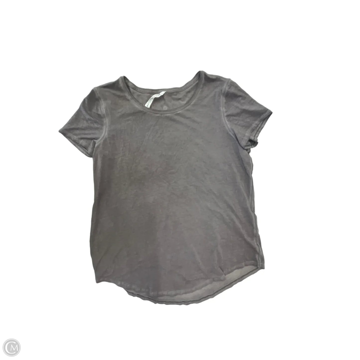 Athletic Top Short Sleeve By Lululemon In Purple, Size: L