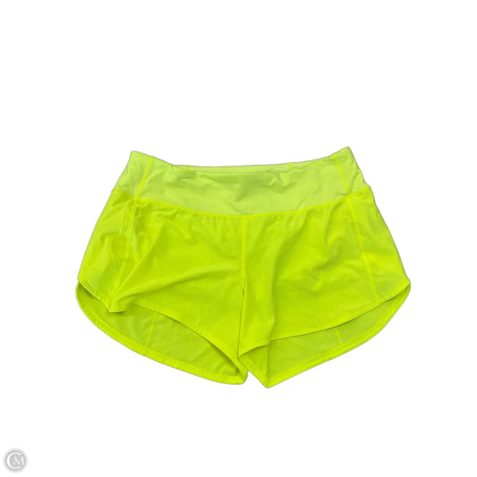 Athletic Shorts By Lululemon In Yellow, Size: M