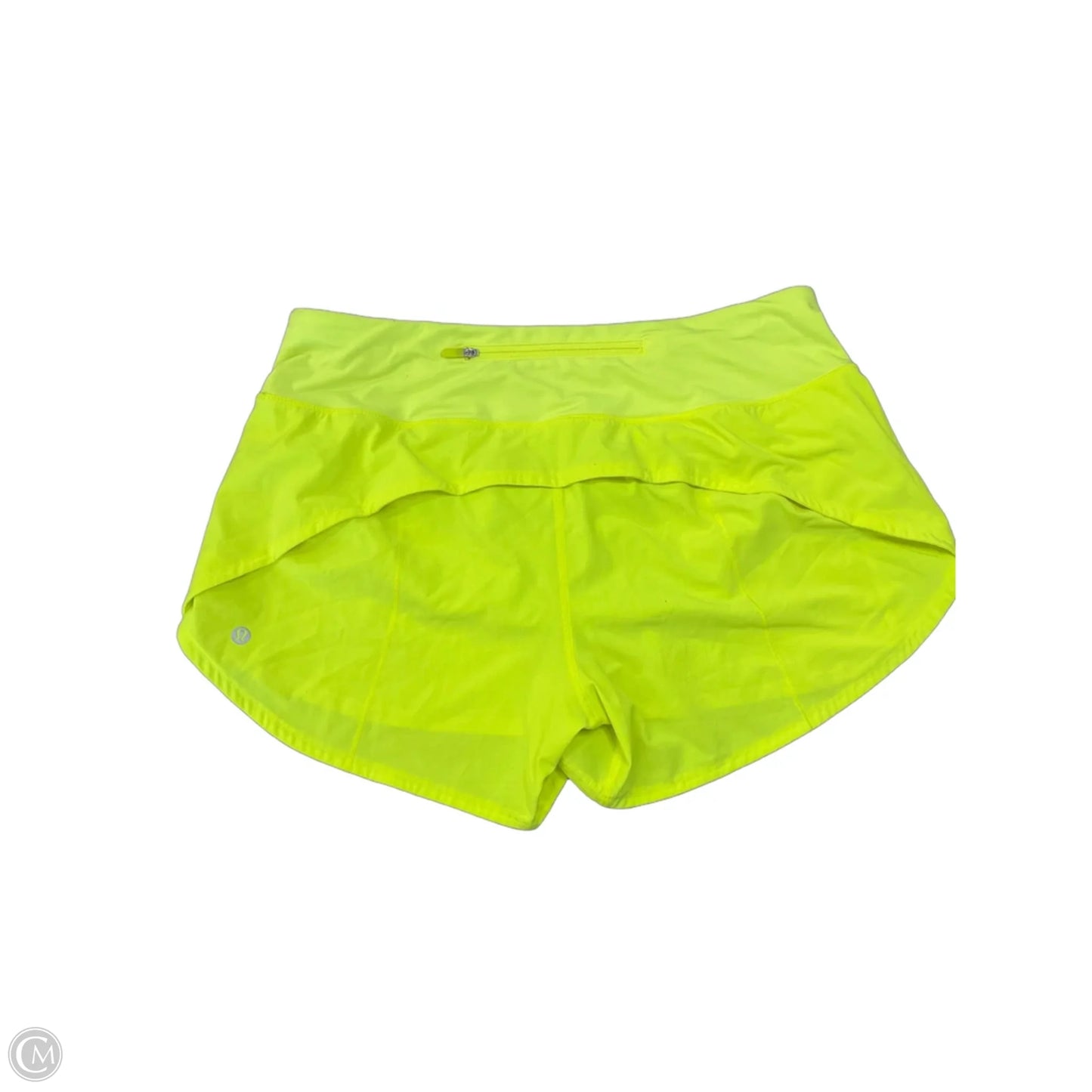 Athletic Shorts By Lululemon In Yellow, Size: M