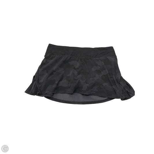 Athletic Skirt By Lululemon In Camouflage Print, Size: M