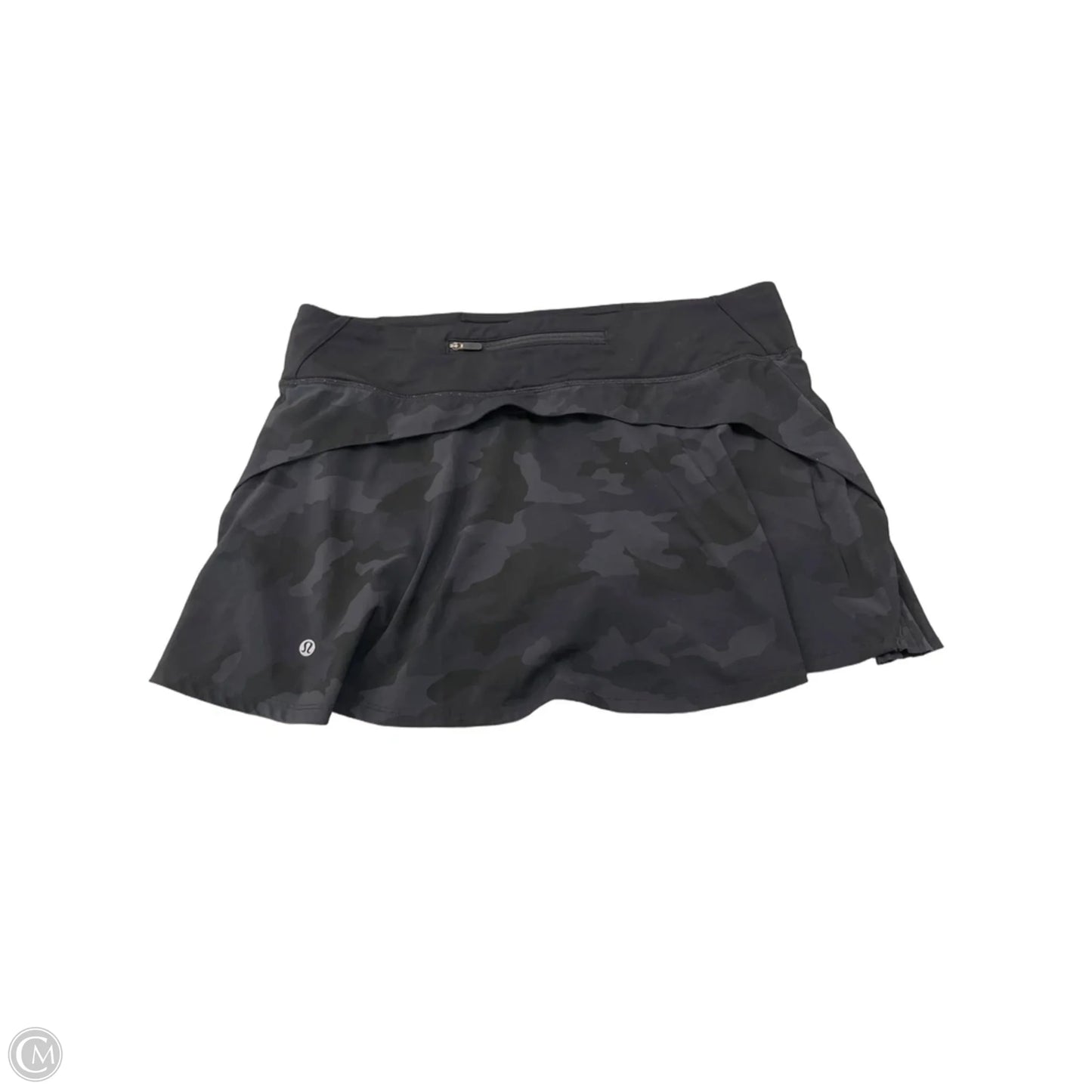 Athletic Skirt By Lululemon In Camouflage Print, Size: M