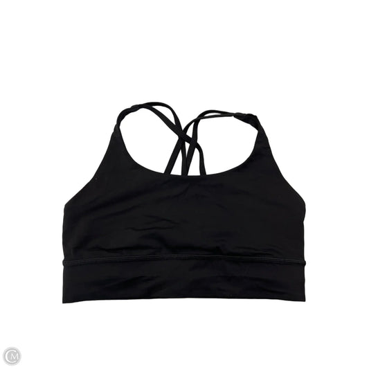 Athletic Bra By Lululemon In Black, Size: M