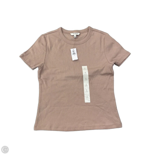 Top Short Sleeve Basic By Banana Republic In Pink, Size: S