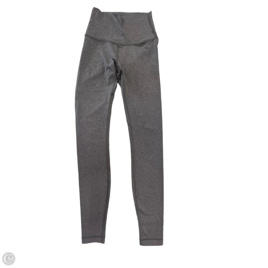 Athletic Leggings By Lululemon In Grey, Size: Xs
