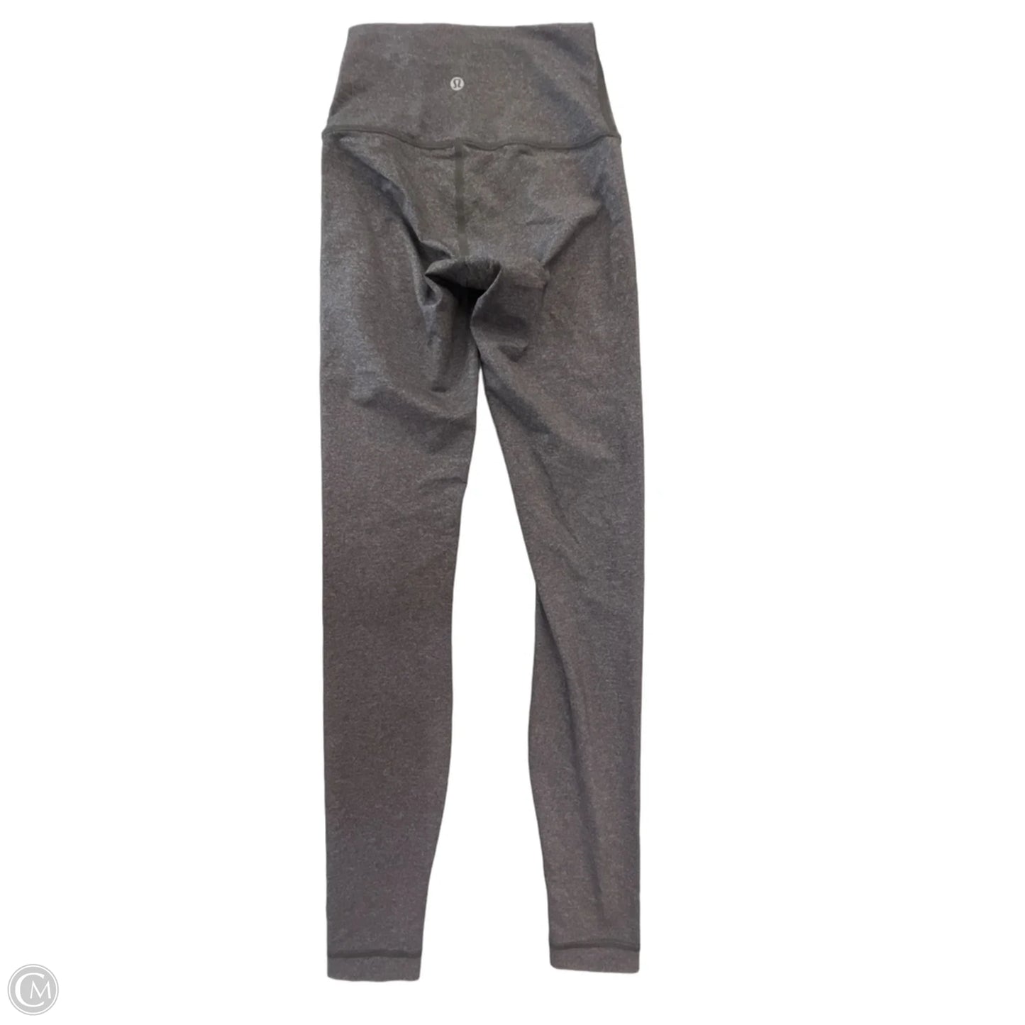 Athletic Leggings By Lululemon In Grey, Size: Xs
