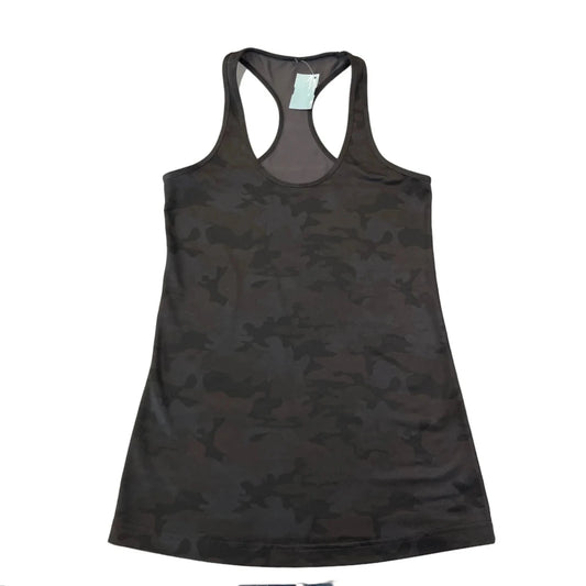 Athletic Tank Top By Lululemon In Camouflage Print, Size: L