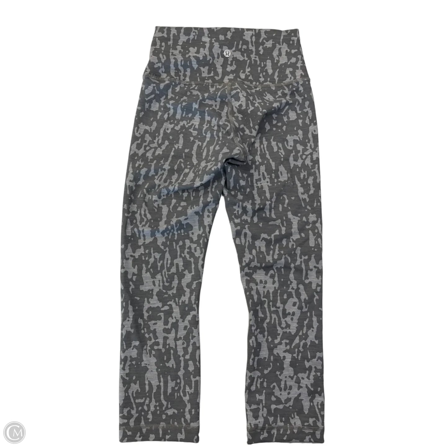 Athletic Leggings Capris By Lululemon In Camouflage Print, Size: S