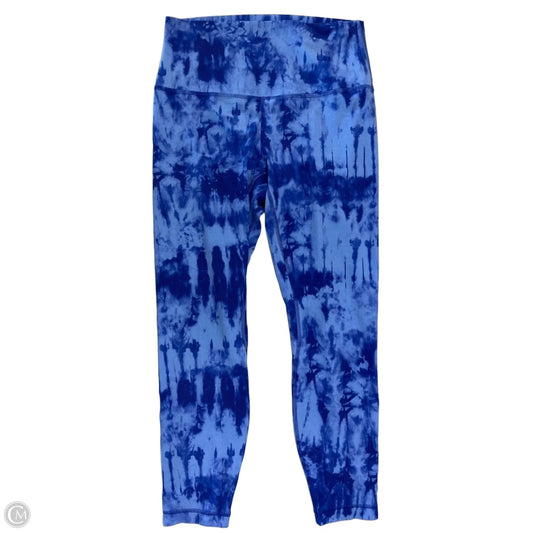 Athletic Leggings By Lululemon In Blue, Size: M