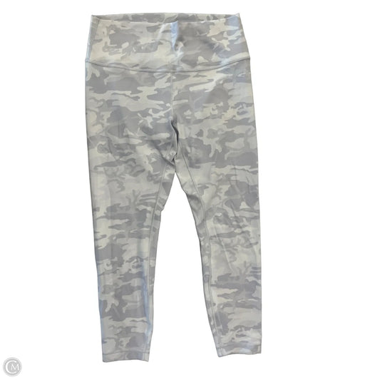 Athletic Leggings By Lululemon In Camouflage Print, Size: L
