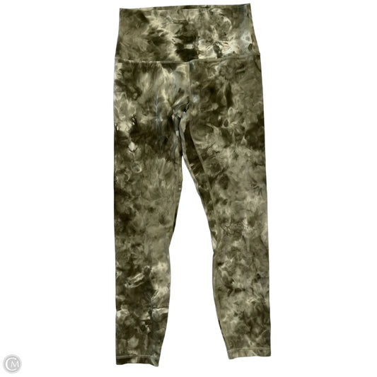 Athletic Leggings By Lululemon In Green, Size: S