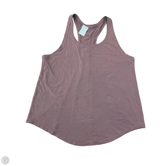 Athletic Tank Top By Lululemon In Purple, Size: L