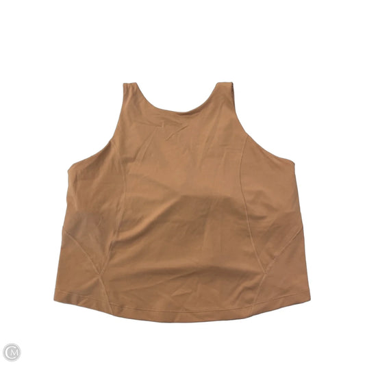 Athletic Tank Top By Lululemon In Brown, Size: Xl
