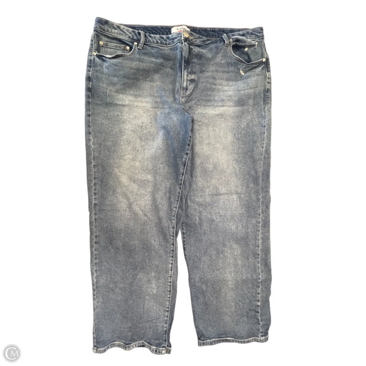 Jeans Wide Leg By Arula In Blue Denim, Size: 20