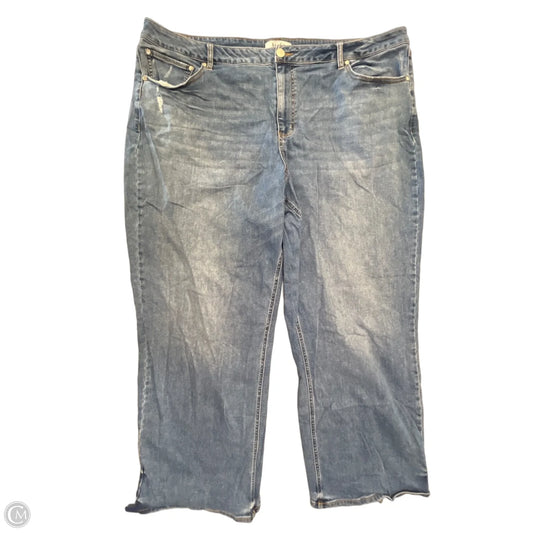 Jeans Wide Leg By Arula In Blue Denim, Size: 24