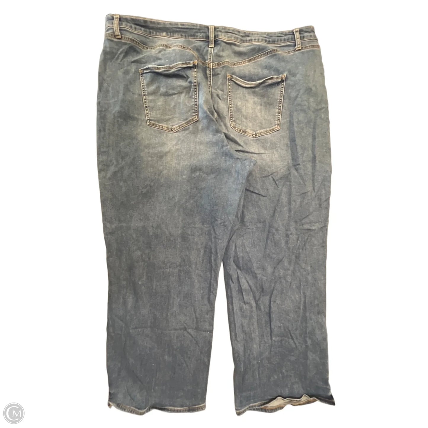 Jeans Wide Leg By Arula In Blue Denim, Size: 24