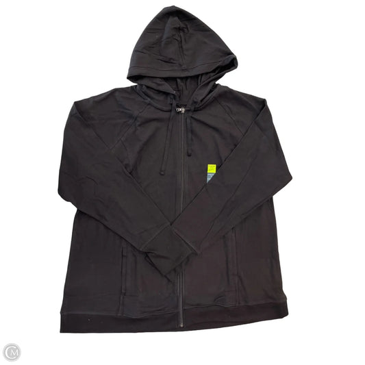 Athletic Jacket By Tek Gear In Black, Size: 2x